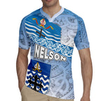 New Zealand Nelson Rugby Jersey Nelson's Flag and Seal - Maori Art Tattoo