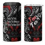 Aotearoa Toitu Te Tiriti 4 in 1 Can Cooler Tumbler New Zealand Honour the Treaty - Te Tiriti Is Us