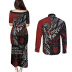 Aotearoa Toitu Te Tiriti Couples Matching Puletasi and Long Sleeve Button Shirt New Zealand Honour the Treaty - Te Tiriti Is Us