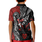 Aotearoa Toitu Te Tiriti Kid Polo Shirt New Zealand Honour the Treaty - Te Tiriti Is Us