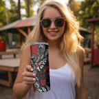 Aotearoa Toitu Te Tiriti Skinny Tumbler New Zealand Honour the Treaty - Te Tiriti Is Us
