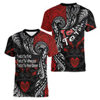 Aotearoa Toitu Te Tiriti Women V-Neck T-Shirt New Zealand Honour the Treaty - Te Tiriti Is Us