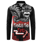 Aotearoa Toitu Te Tiriti Button Sweatshirt New Zealand Honour the Treaty - Fight Together