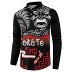 Aotearoa Toitu Te Tiriti Button Sweatshirt New Zealand Honour the Treaty - Fight Together