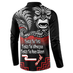 Aotearoa Toitu Te Tiriti Button Sweatshirt New Zealand Honour the Treaty - Fight Together