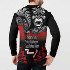 Aotearoa Toitu Te Tiriti Button Sweatshirt New Zealand Honour the Treaty - Fight Together
