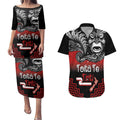 Aotearoa Toitu Te Tiriti Couples Matching Puletasi and Hawaiian Shirt New Zealand Honour the Treaty - Fight Together