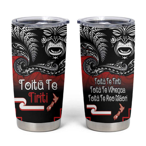Aotearoa Toitu Te Tiriti Tumbler Cup New Zealand Honour the Treaty - Fight Together
