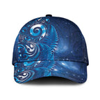 Aotearoa New Zealand New Year Classic Cap Tribal Koru Tattoo Blue Galaxy Maori Silver Fern