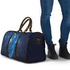 Aotearoa New Zealand New Year Travel Bag Tribal Koru Tattoo Blue Galaxy Maori Silver Fern