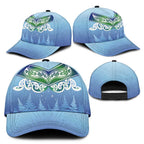Aotearoa New Zealand New Year Classic Cap Maori Motifs with Silver Fern and Matariki Stars