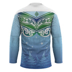 Aotearoa New Zealand New Year Hockey Jersey Maori Motifs with Silver Fern and Matariki Stars