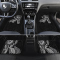 Aotearoa Moko Tribal Tattoo Car Mats New Zealand Maori Penguin and Fantail Black Color