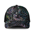 Aotearoa Moko Tribal Tattoo Baseball Net Cap New Zealand Maori Penguin and Fantail Paua Shell Style