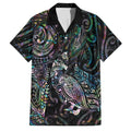 Aotearoa Moko Tribal Tattoo Family Matching Summer Maxi Dress and Hawaiian Shirt New Zealand Maori Penguin and Fantail Paua Shell Style