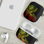 Aotearoa Moko Tribal Tattoo AirPods Case New Zealand Maori Penguin and Fantail Reggae Style