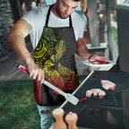 Aotearoa Moko Tribal Tattoo Apron New Zealand Maori Penguin and Fantail Reggae Style