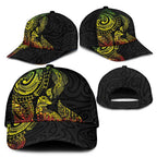 Aotearoa Moko Tribal Tattoo Classic Cap New Zealand Maori Penguin and Fantail Reggae Style