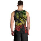 Aotearoa Moko Tribal Tattoo Men Tank Top New Zealand Maori Penguin and Fantail Reggae Style