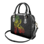 Aotearoa Moko Tribal Tattoo Shoulder Handbag New Zealand Maori Penguin and Fantail Reggae Style