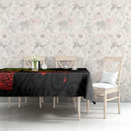 Aotearoa Moko Tribal Tattoo Tablecloth New Zealand Maori Penguin and Fantail Reggae Style