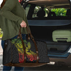 Aotearoa Moko Tribal Tattoo Travel Bag New Zealand Maori Penguin and Fantail Reggae Style