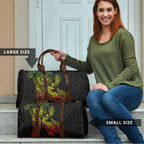 Aotearoa Moko Tribal Tattoo Travel Bag New Zealand Maori Penguin and Fantail Reggae Style