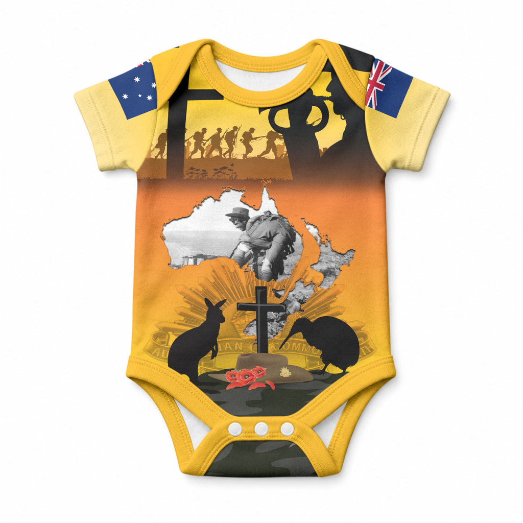 New Zealand and Australia ANZAC Day Baby Onesie