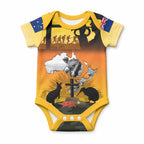 New Zealand and Australia ANZAC Day Baby Onesie