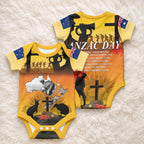 New Zealand and Australia ANZAC Day Baby Onesie