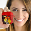 Australia and Papua New Guinea Together AirPods Case Bird-of-paradise and Kangaroo with Oro Tapa and Aboriginal Art Motifs - Aussie Hoodie