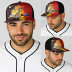 Australia and Papua New Guinea Together Baseball Net Cap Bird-of-paradise and Kangaroo with Oro Tapa and Aboriginal Art Motifs - Aussie Hoodie