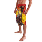Australia and Papua New Guinea Together Lavalava Bird-of-paradise and Kangaroo with Oro Tapa and Aboriginal Art Motifs - Aussie Hoodie