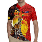 Australia and Papua New Guinea Together Rugby Jersey Bird-of-paradise and Kangaroo with Oro Tapa and Aboriginal Art Motifs - Aussie Hoodie