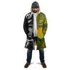 Custom Rugby New Zealand and South Africa Cloak Greatest Rivalry Silver Fern and Antelope