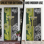 Custom Rugby New Zealand and South Africa Door Cover Greatest Rivalry Silver Fern and Antelope
