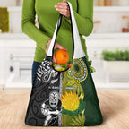 Rugby New Zealand and South Africa Grocery Bag Greatest Rivalry Silver Fern and Antelope