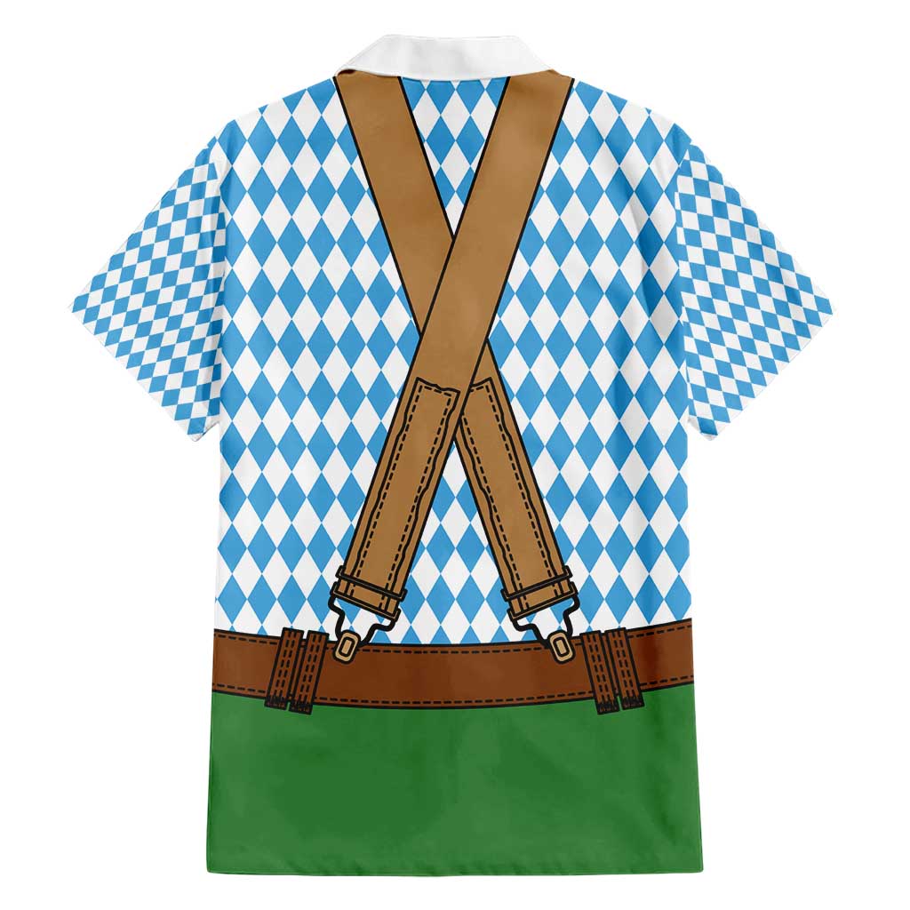 Oktoberfest Hawaiian Shirt Beer Festival Spirit Lederhosen Costume Style - Aussie Hoodie
