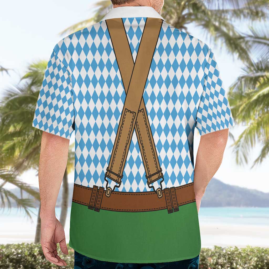 Oktoberfest Hawaiian Shirt Beer Festival Spirit Lederhosen Costume Style - Aussie Hoodie