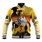 Australia ANZAC Day Baseball Jacket Gallipoli Lest We Forget