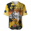Australia ANZAC Day Baseball Jersey Gallipoli Lest We Forget