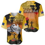 Australia ANZAC Day Baseball Jersey Gallipoli Lest We Forget