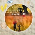 Australia ANZAC Day Beach Blanket Gallipoli Lest We Forget