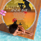 Australia ANZAC Day Beach Blanket Gallipoli Lest We Forget