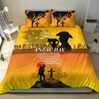Australia ANZAC Day Bedding Set Gallipoli Lest We Forget