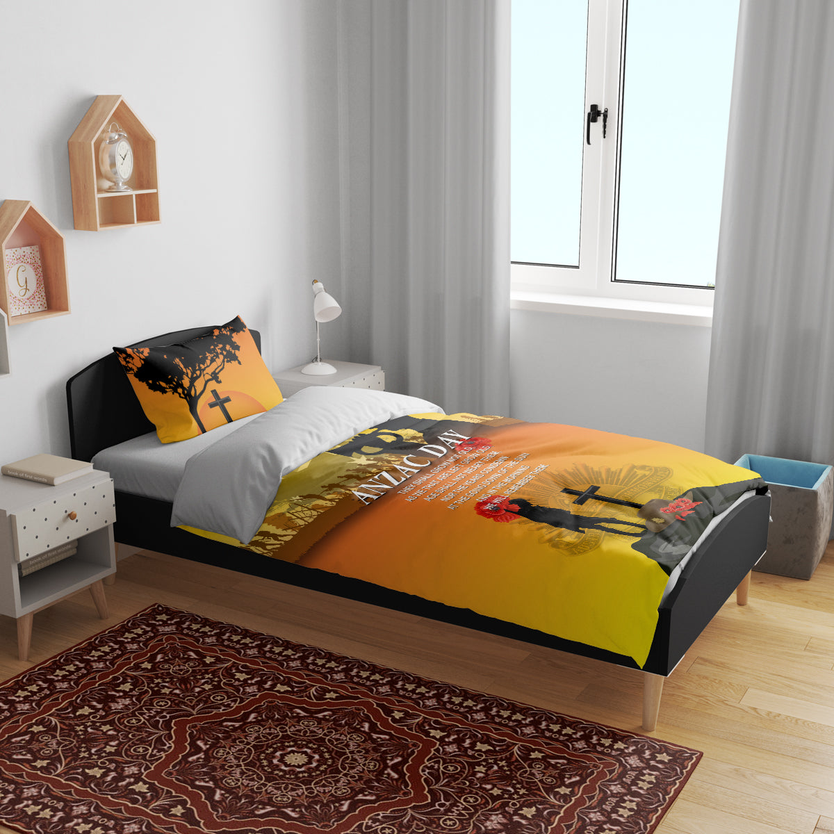 Australia ANZAC Day Bedding Set Gallipoli Lest We Forget