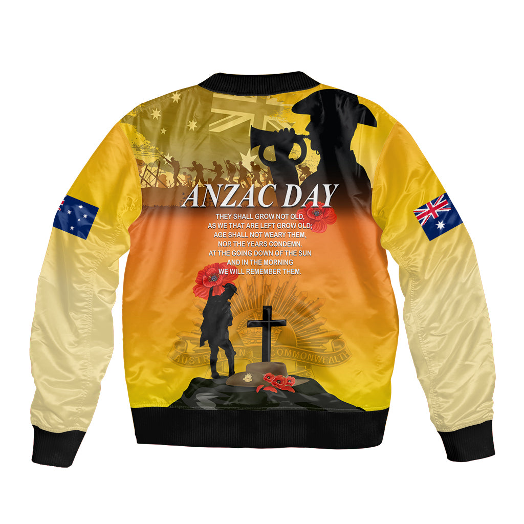 Australia ANZAC Day Bomber Jacket Gallipoli Lest We Forget