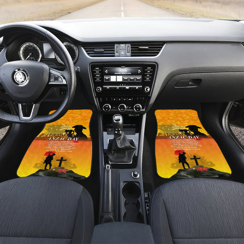 Australia ANZAC Day Car Mats Gallipoli Lest We Forget
