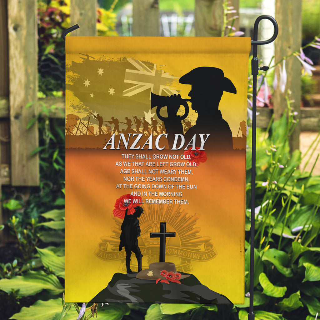 Australia ANZAC Day Garden Flag Gallipoli Lest We Forget