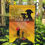 Australia ANZAC Day Garden Flag Gallipoli Lest We Forget